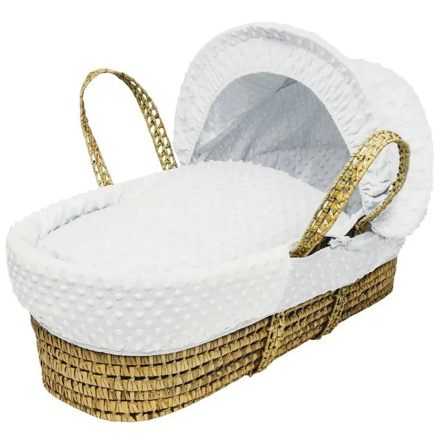 Kinder Valley Soft Bubble Moses Basket with Folding Stand