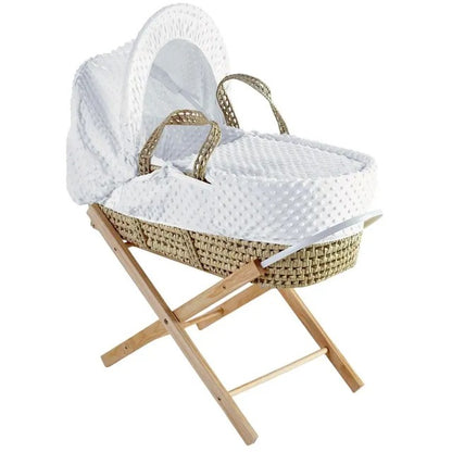 Kinder Valley Soft Bubble Moses Basket with Folding Stand