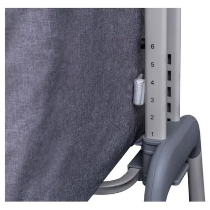 Kinder Valley Snoozie Bedside Crib Grey