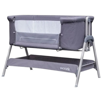 Kinder Valley Snoozie Bedside Crib Grey