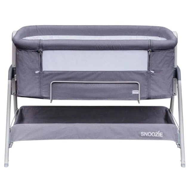 Kinder Valley Snoozie Bedside Crib Grey