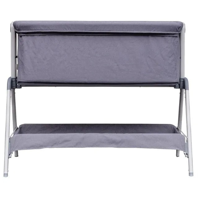 Kinder Valley Snoozie Bedside Crib Grey