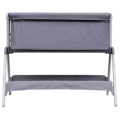 Kinder Valley Snoozie Bedside Crib Grey