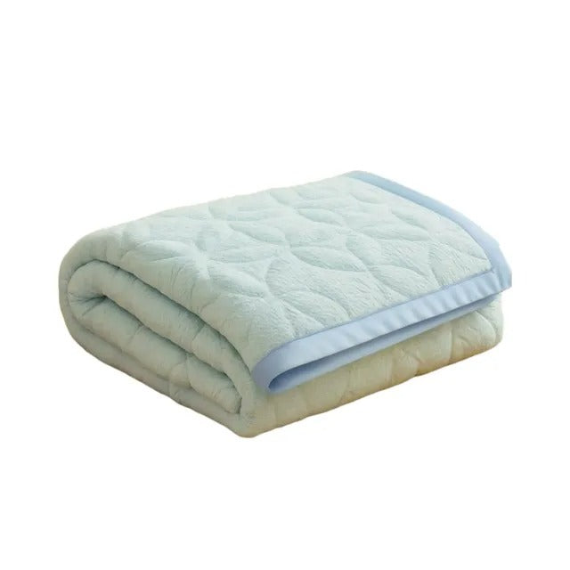 Kinder Valley Velour Baby Blanket (Blue)
