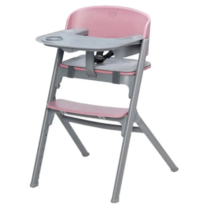 Kinderkraft LIVY 4-in-1 Highchair with Calmee Bouncer – Aster Pink