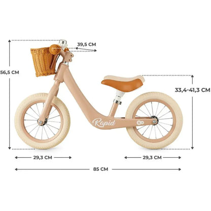 Kinderkraft Rapid 2 Balance Bike – Pink