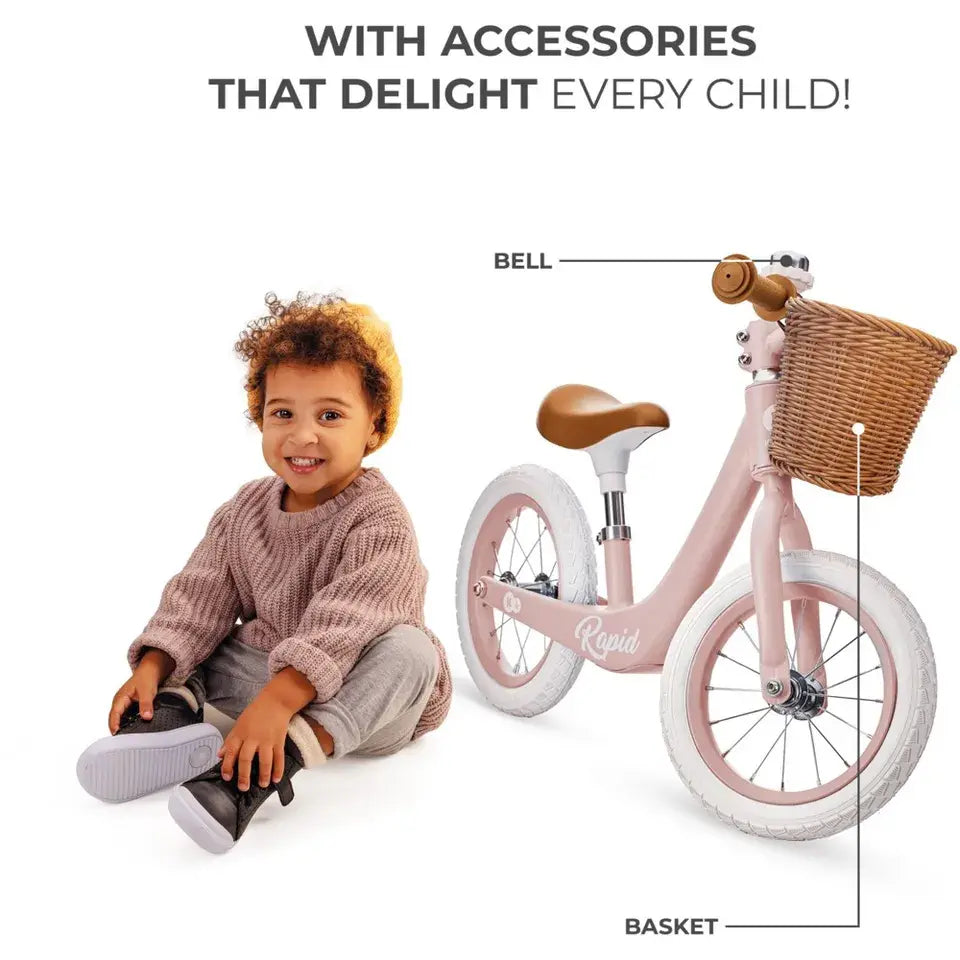 Kinderkraft Rapid 2 Balance Bike – Pink