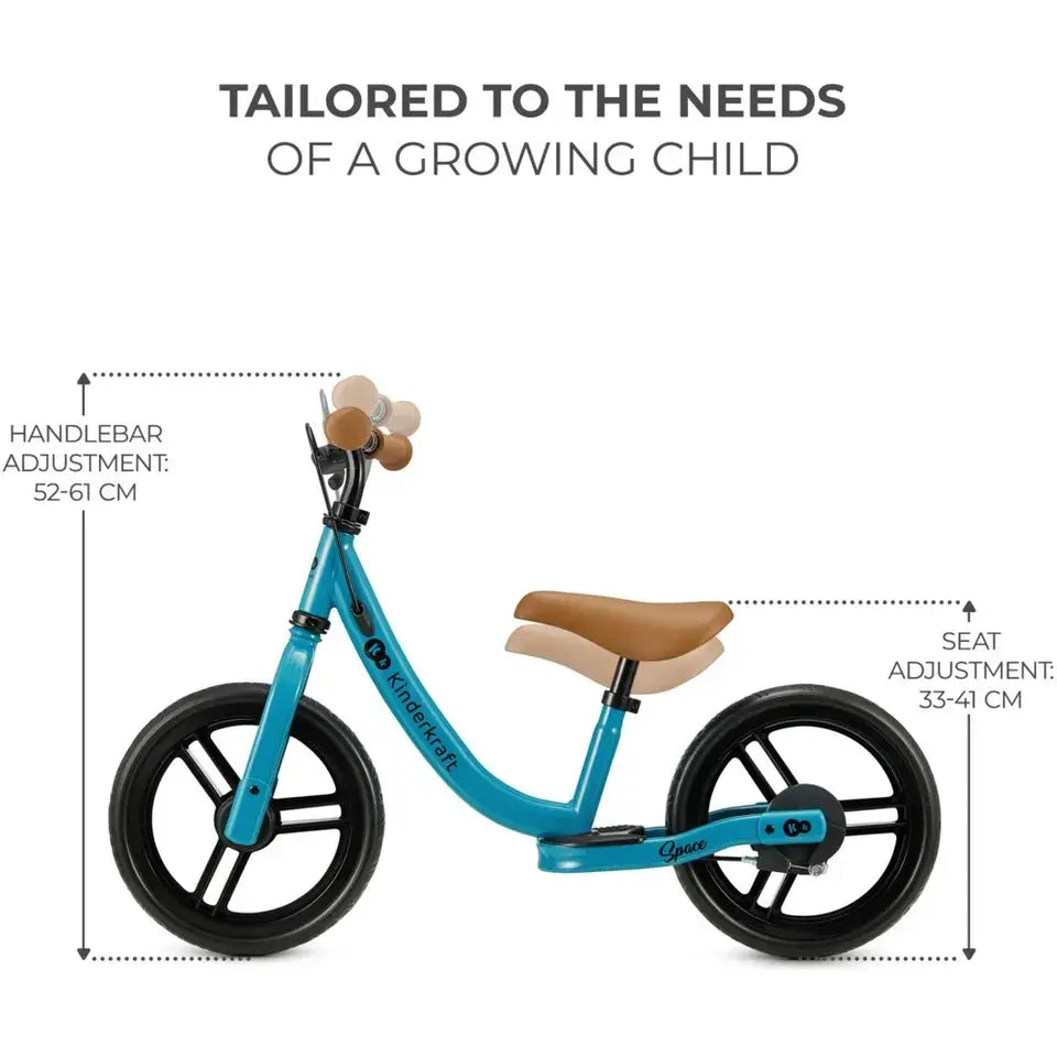 Kinderkraft Space Balance Bike 2–5Y – Light Green