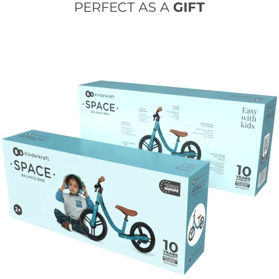Kinderkraft Space Balance Bike 2–5Y – Light Green
