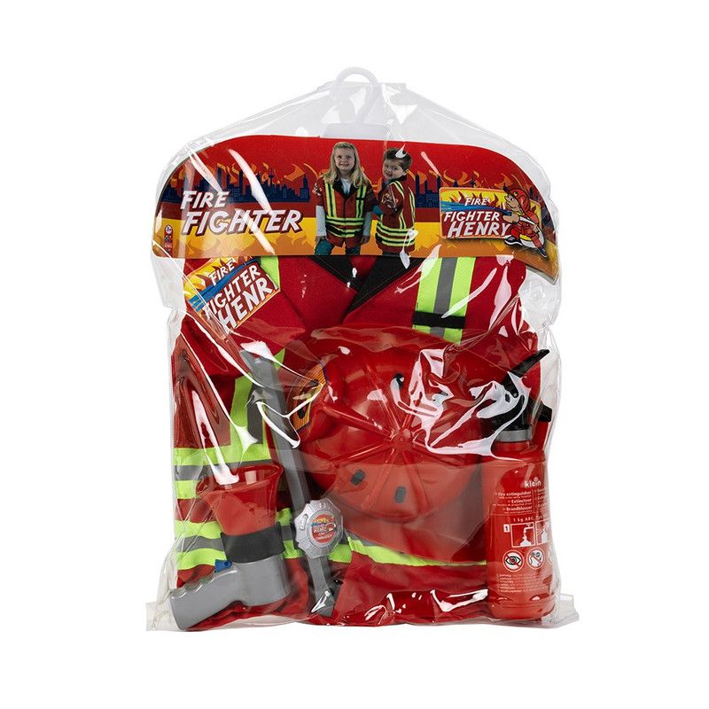 Klein Firefighter Costume + Accessories For Kids 3yrs+