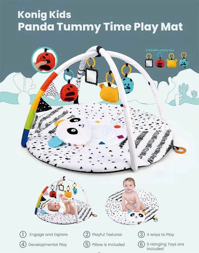 Konig Kids Baby Play Gym Mat – Panda.