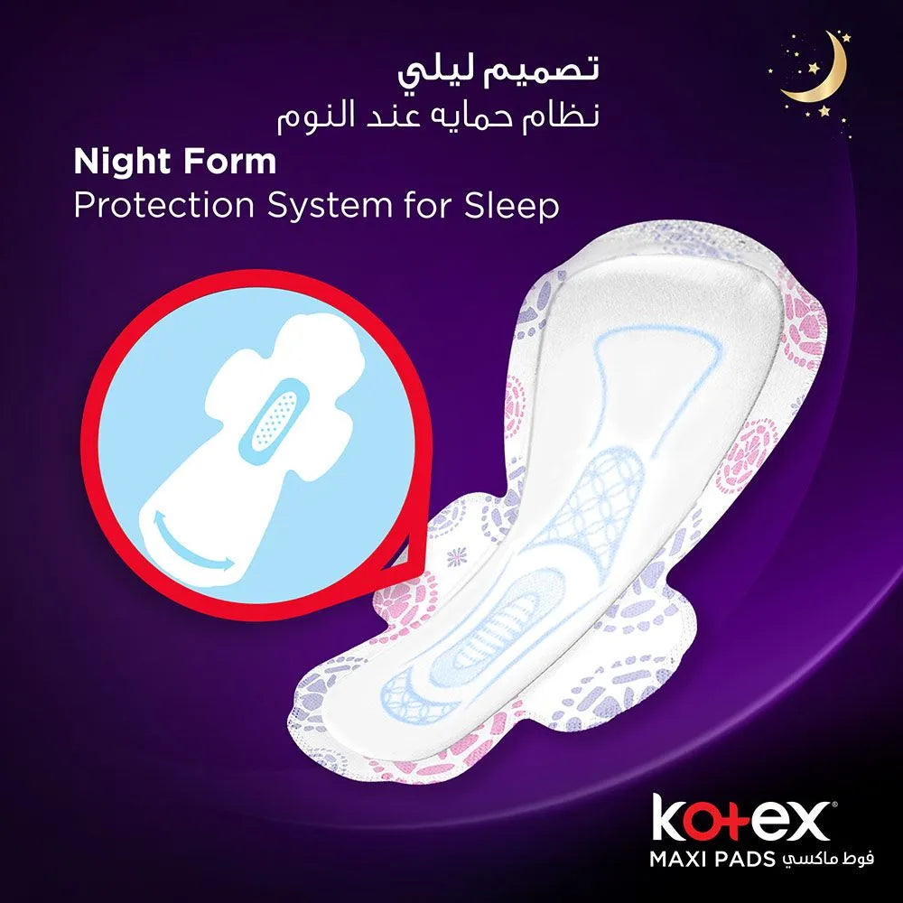Kotex Maxi Night Thick (Pack of 8)