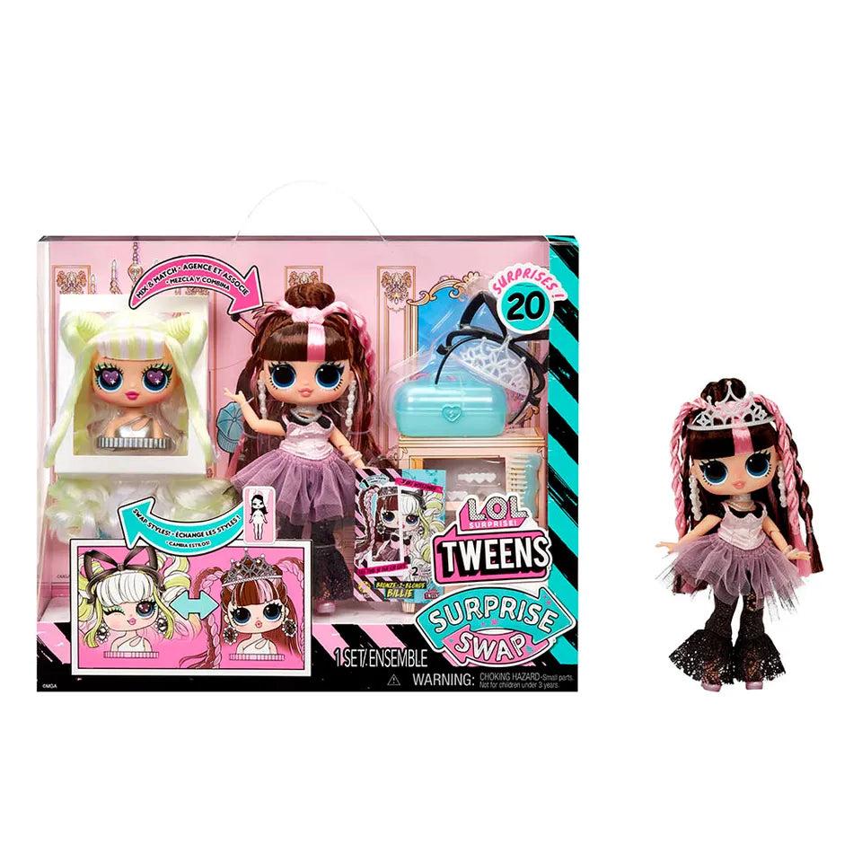 L.O.L. Surprise Tweens Surprise Swap Fashion Doll (Bronze-2-Blonde Billie)