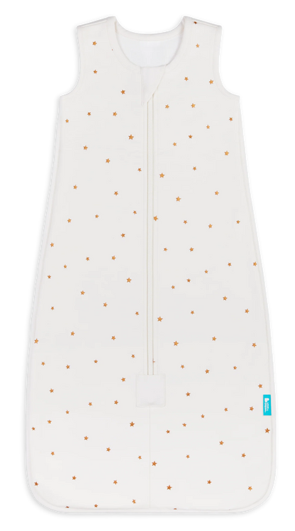 Love To Dream Sleep Bag Quilted Stretch Cotton (Twinkles Oatmeal, 12-24 Months)