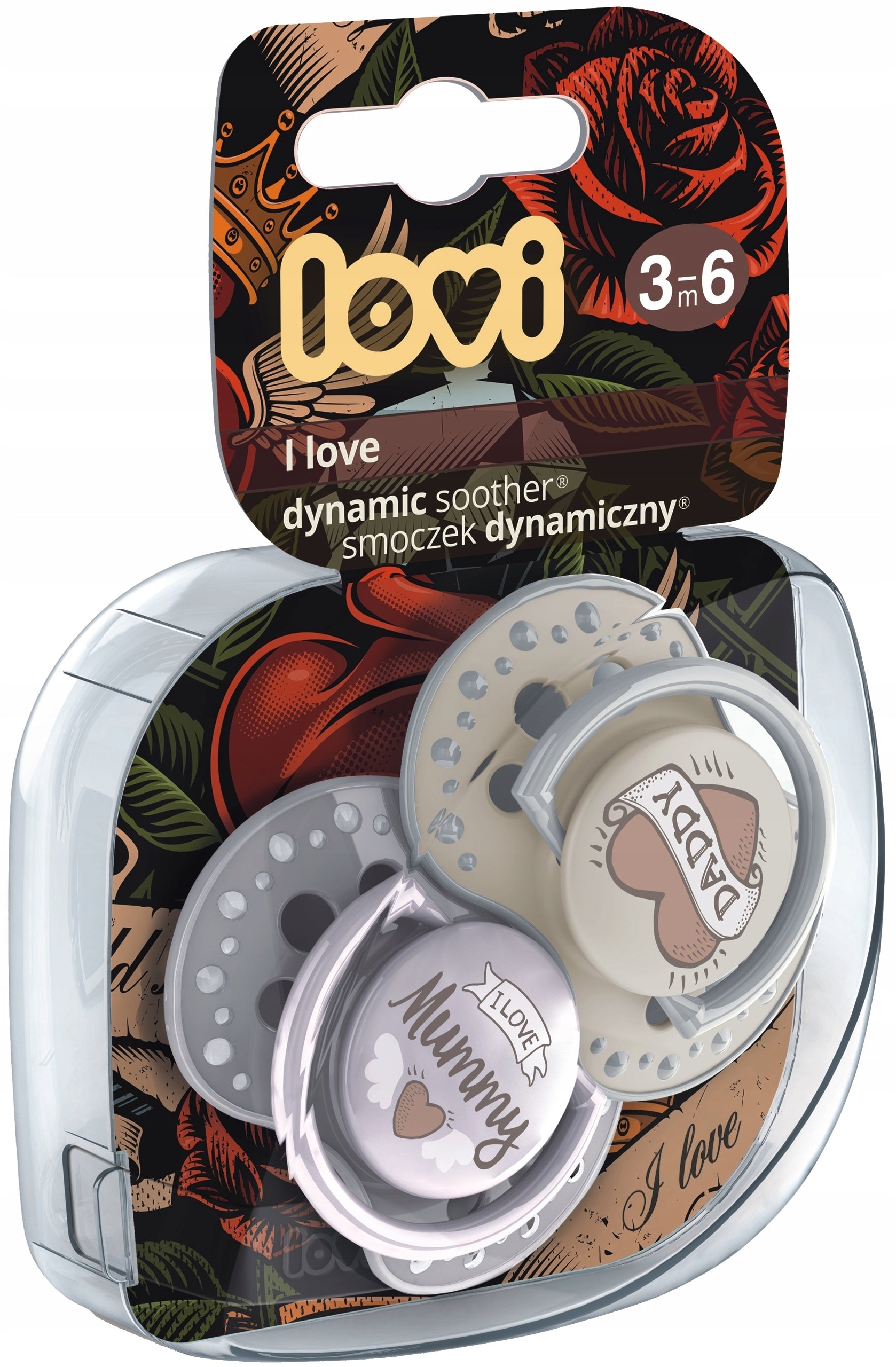 Lovi Soother I Love - Pack of 2 (3m+)