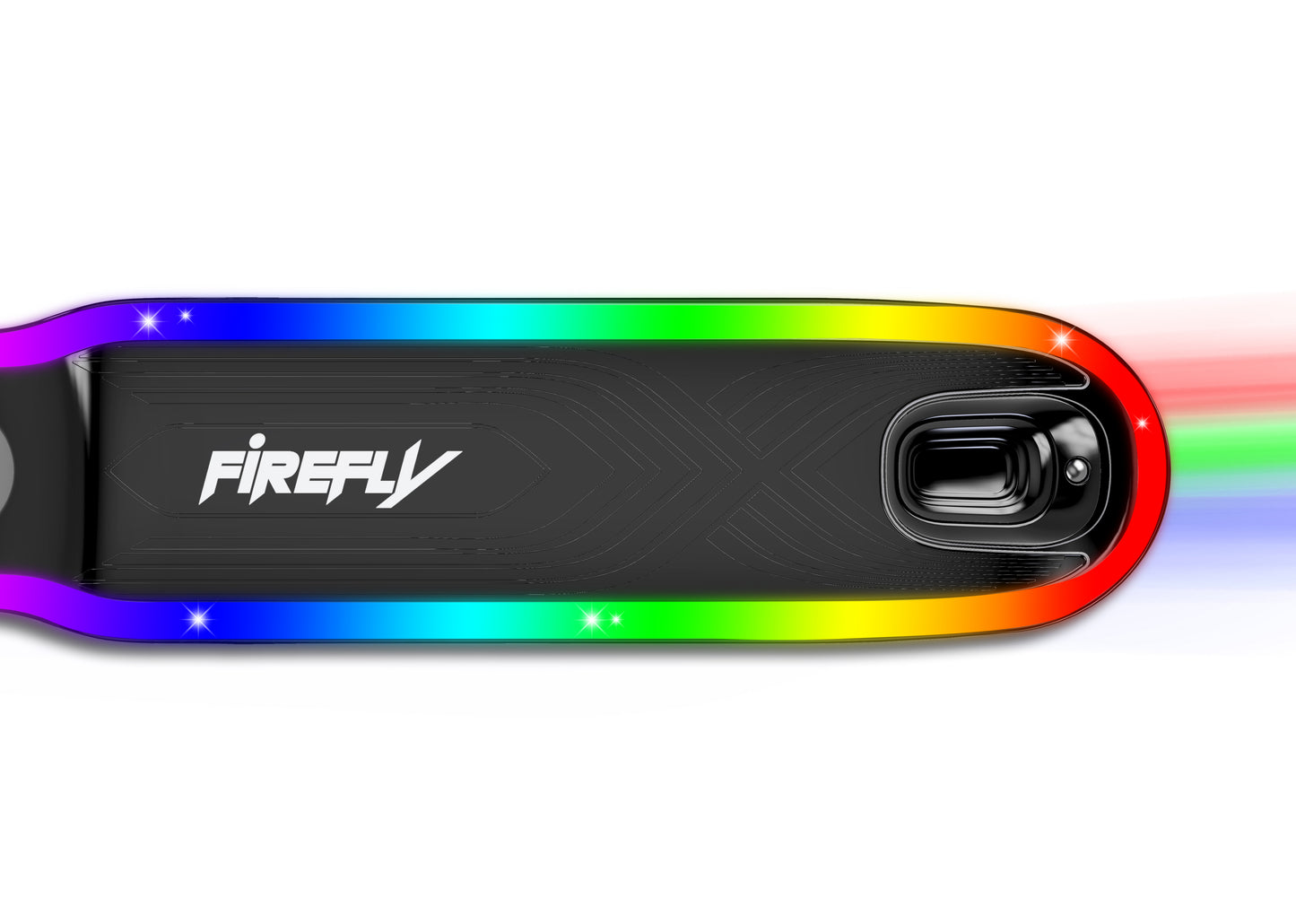 Spartan LIT Firefly دراجة دفع ثلاثية العجلات مع منصة محيطية بإضاءة LED بتأثير الحمم