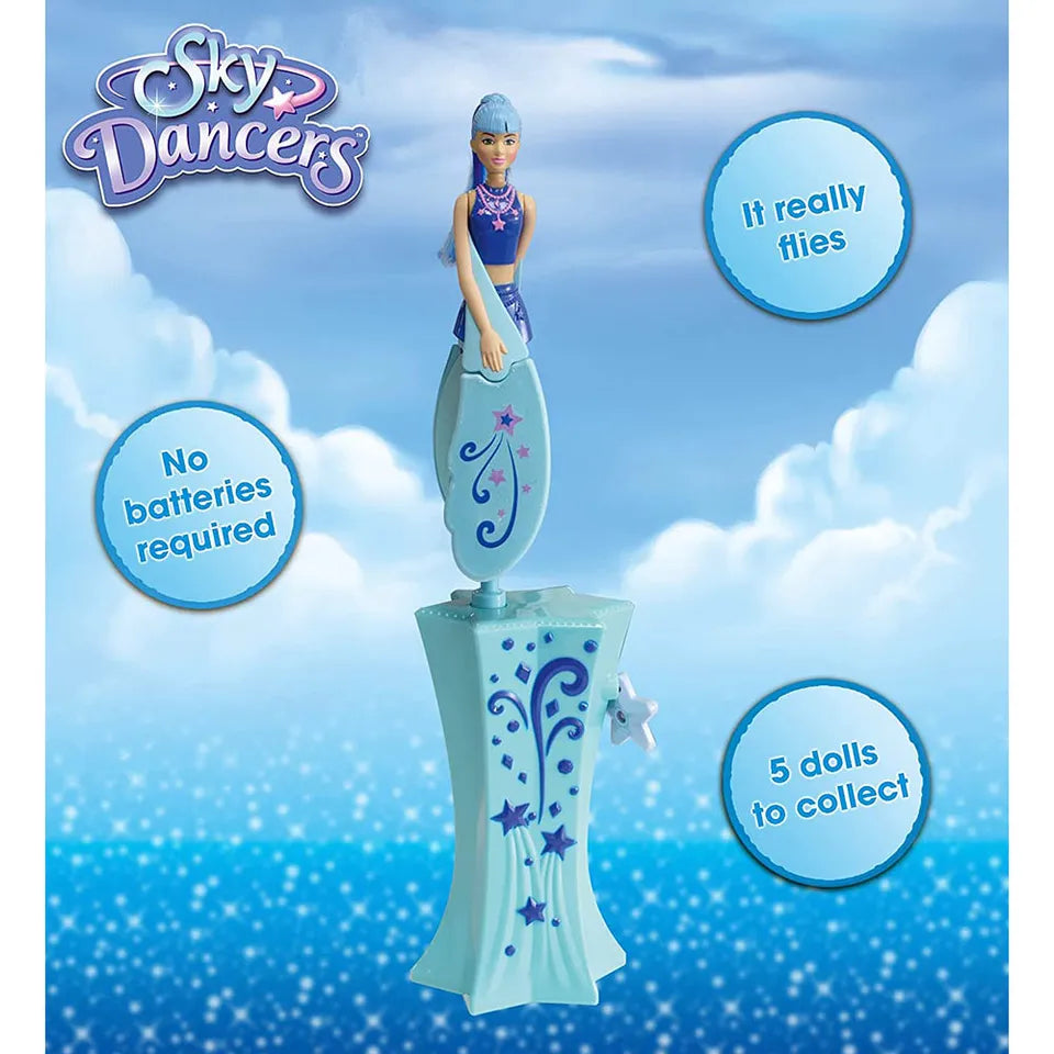 Sky Dancers - Sapphire Sparkle Flying Doll