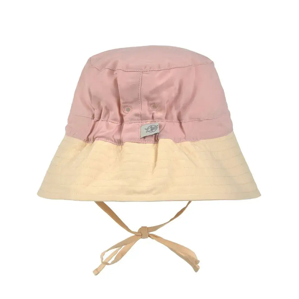 Lassig SPF 80 Sun Protection Fishing Hat (Vanilla/Peach)