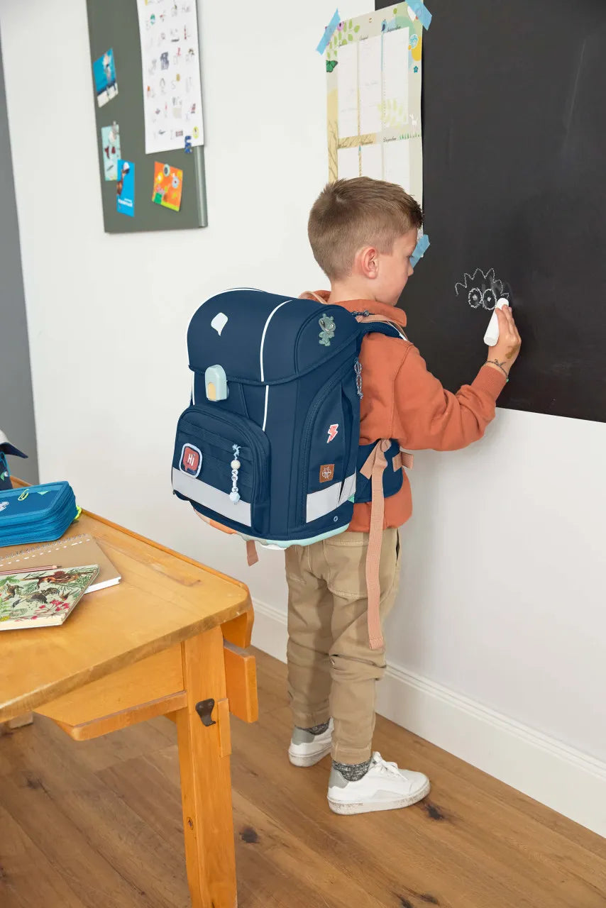 Lässig Boxy Unique School Backpack Set (7-piece)