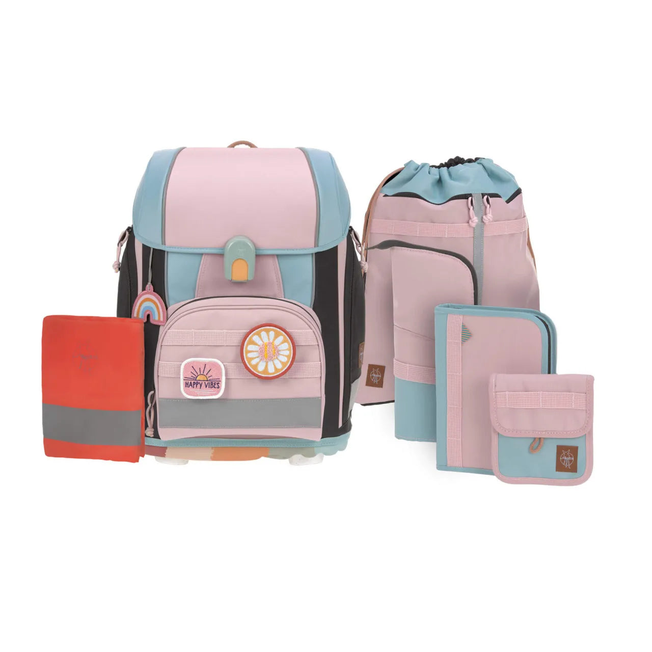 Lässig Boxy Unique School Backpack Set (7-piece)