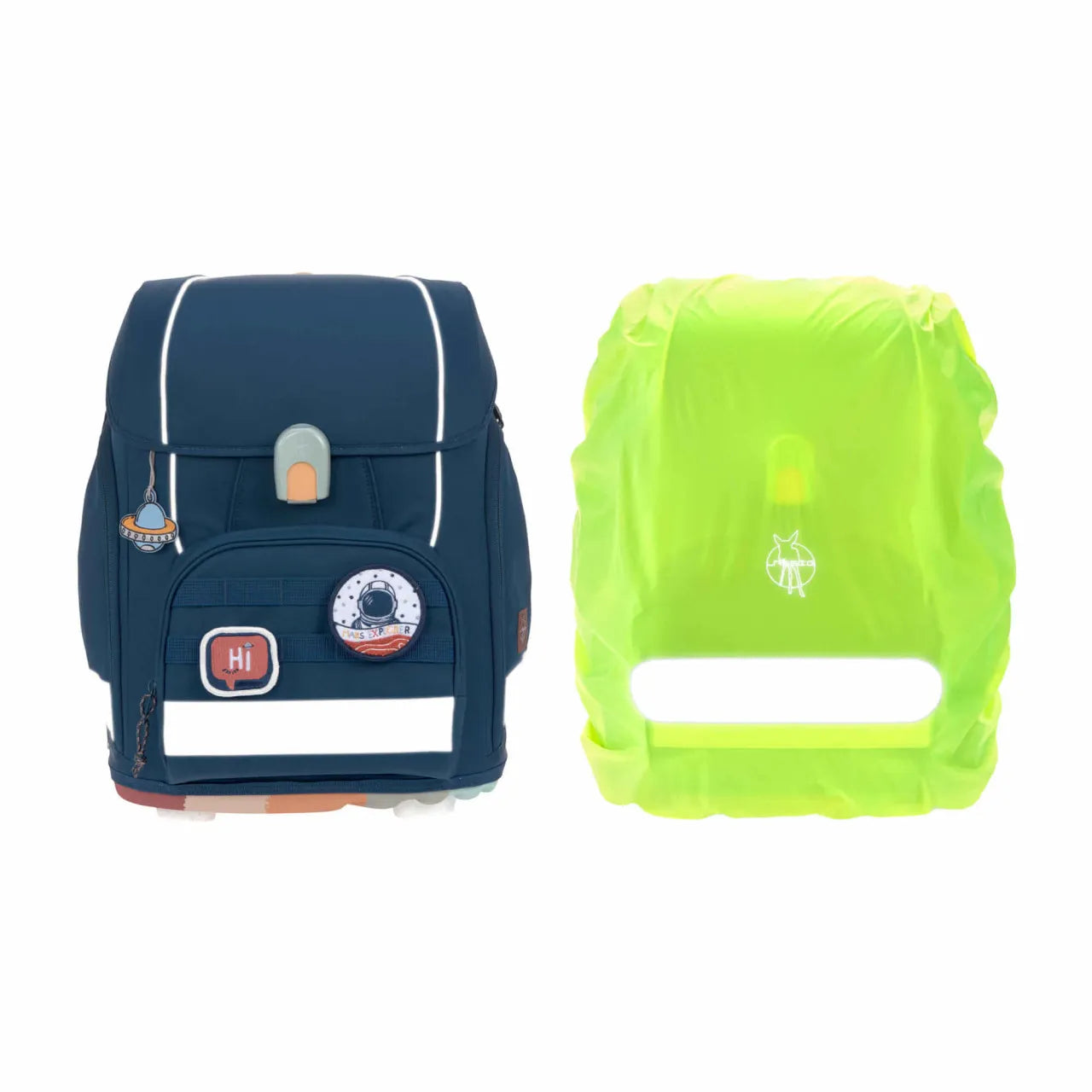 Lässig Boxy Unique School Backpack Set (7-piece)