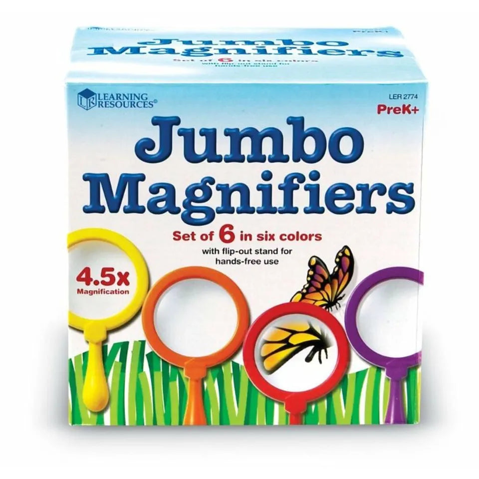 Learning Resources - Primary Science Jumbo Magnifiers Set of 6