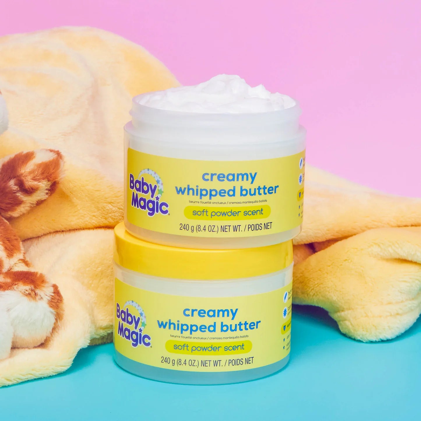 Baby Magic Creamy Whipped Butter, Soft Powder (240g)