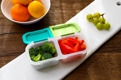 Melii 2 Compartment Snack Container