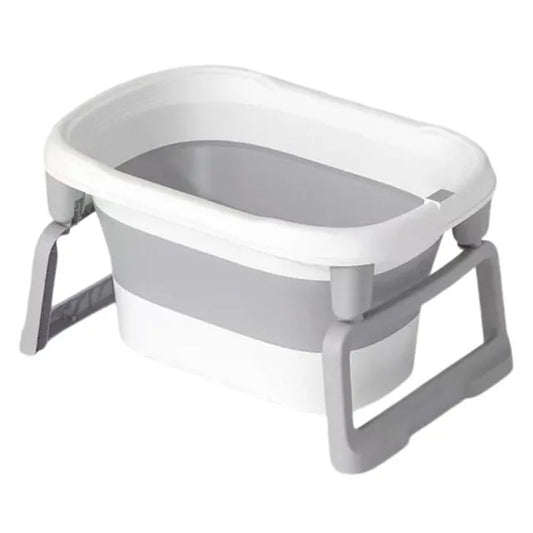 Little Angel Baby Foldable Bath Tub With Stand – Grey