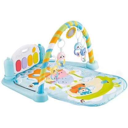Little Angel Baby Play Mat Activity Gym With Piano Kick Toy