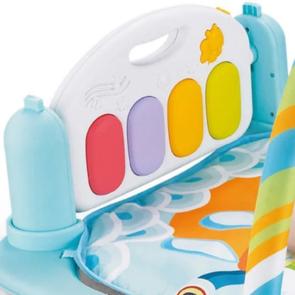 Little Angel Baby Play Mat Activity Gym With Piano Kick Toy