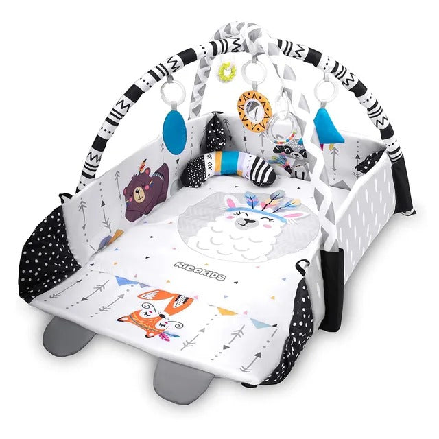 Little Angel Baby Play Mat Activity Gym With Hanging Toys