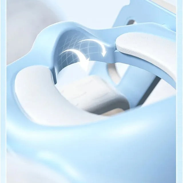 Little Angel Baby Potty Trainer Step Stool & Seat – Blue