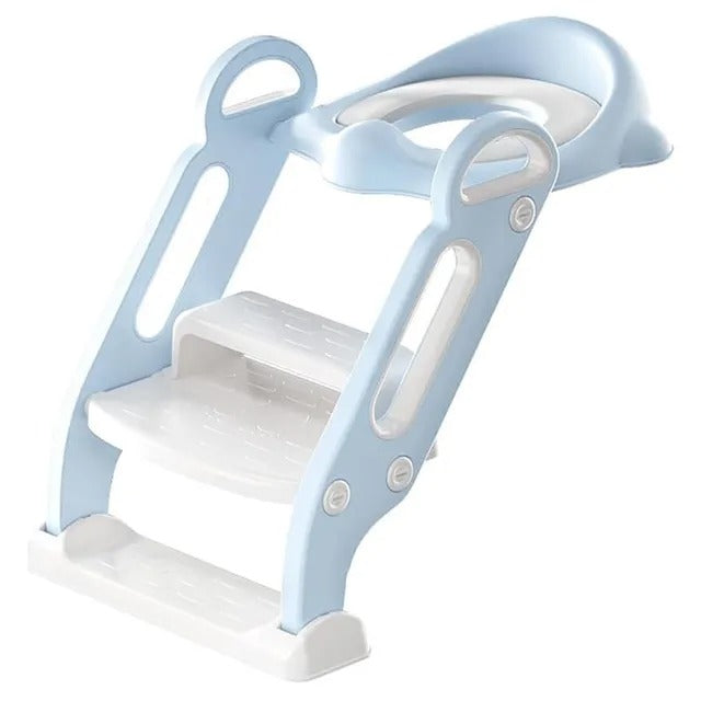 Little Angel Baby Potty Trainer Step Stool & Seat – Blue.