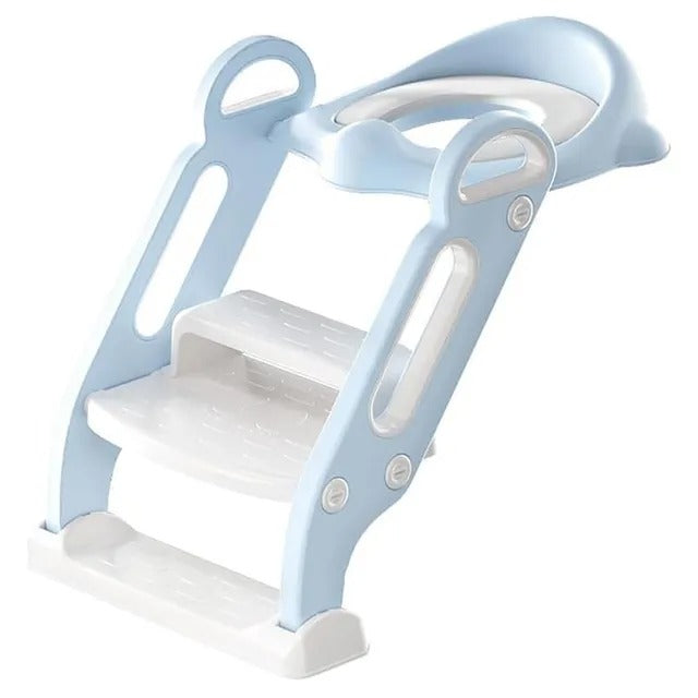 Little Angel Baby Potty Trainer Step Stool & Seat – Blue.