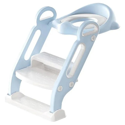 Little Angel Baby Potty Trainer Step Stool & Seat – Blue.