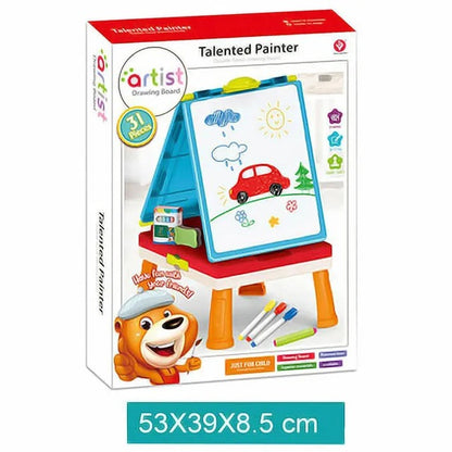 Little Angel Kids Drawing & Writing Table – Double Sided