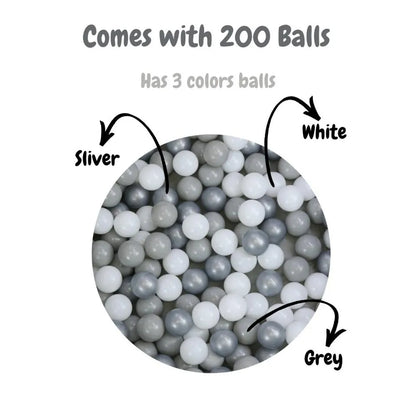Little Angel Soft Foam Ball Pit Baby Playpen & Ball Pool – 200 Balls
