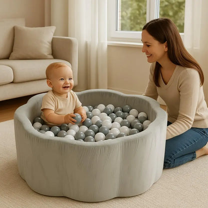 Little Angel Soft Foam Ball Pit Baby Playpen & Ball Pool – 200 Balls