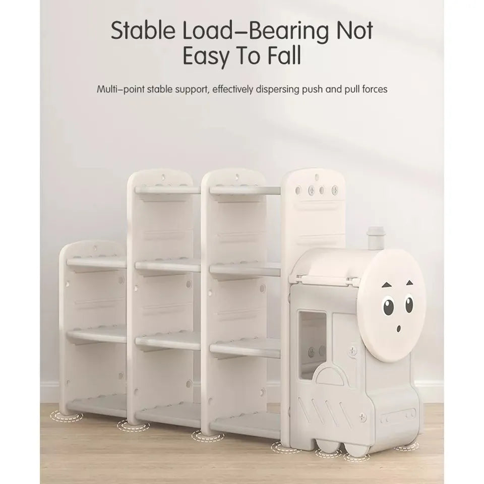 Little Angel Toys Organizers & Multi Storage Rack – Grey.
