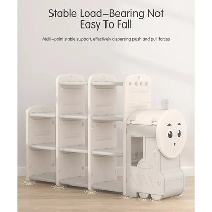 Little Angel Toys Organizers & Multi Storage Rack – Grey.
