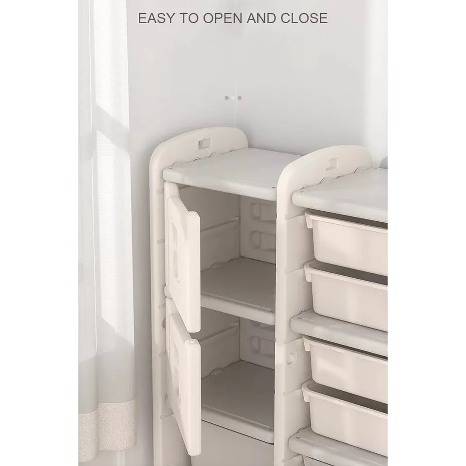 Little Angel Toys Organizers & Multi Storage Rack – Grey.