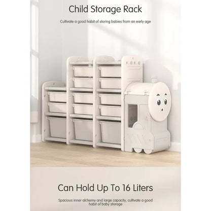 Little Angel Toys Organizers & Multi Storage Rack – Grey.