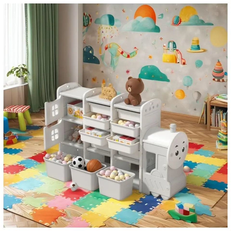 Little Angel Toys Organizers & Multi Storage Rack – White.