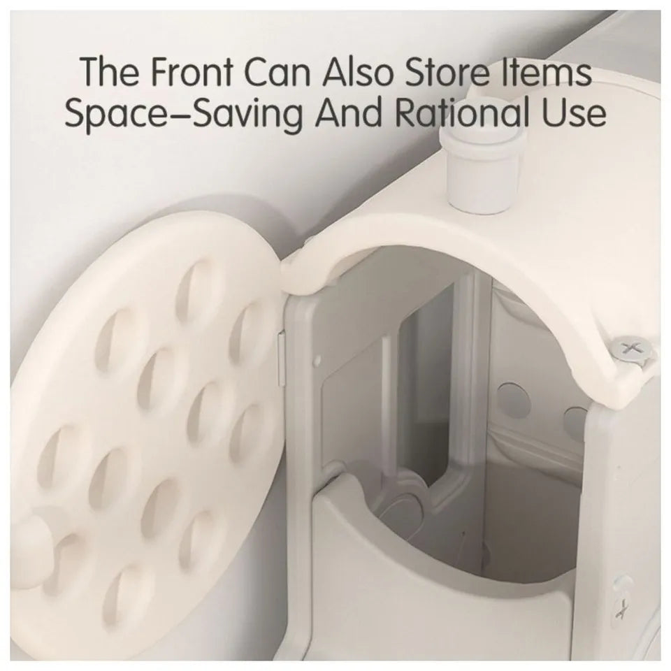 Little Angel Toys Organizers & Multi Storage Rack – White.