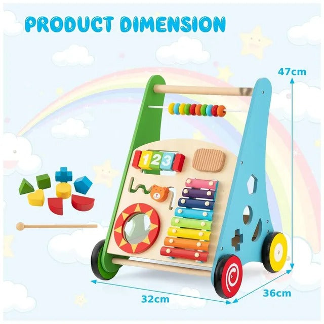 Little Angel Baby Push Walker With Multi-Activity Toys