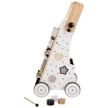 Little Angel Wooden Baby Walker With Activity Board