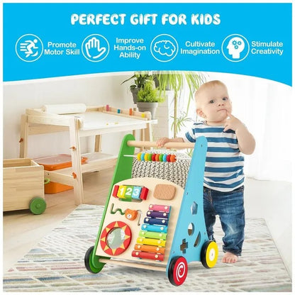 Little Angel Baby Push Walker With Multi-Activity Toys