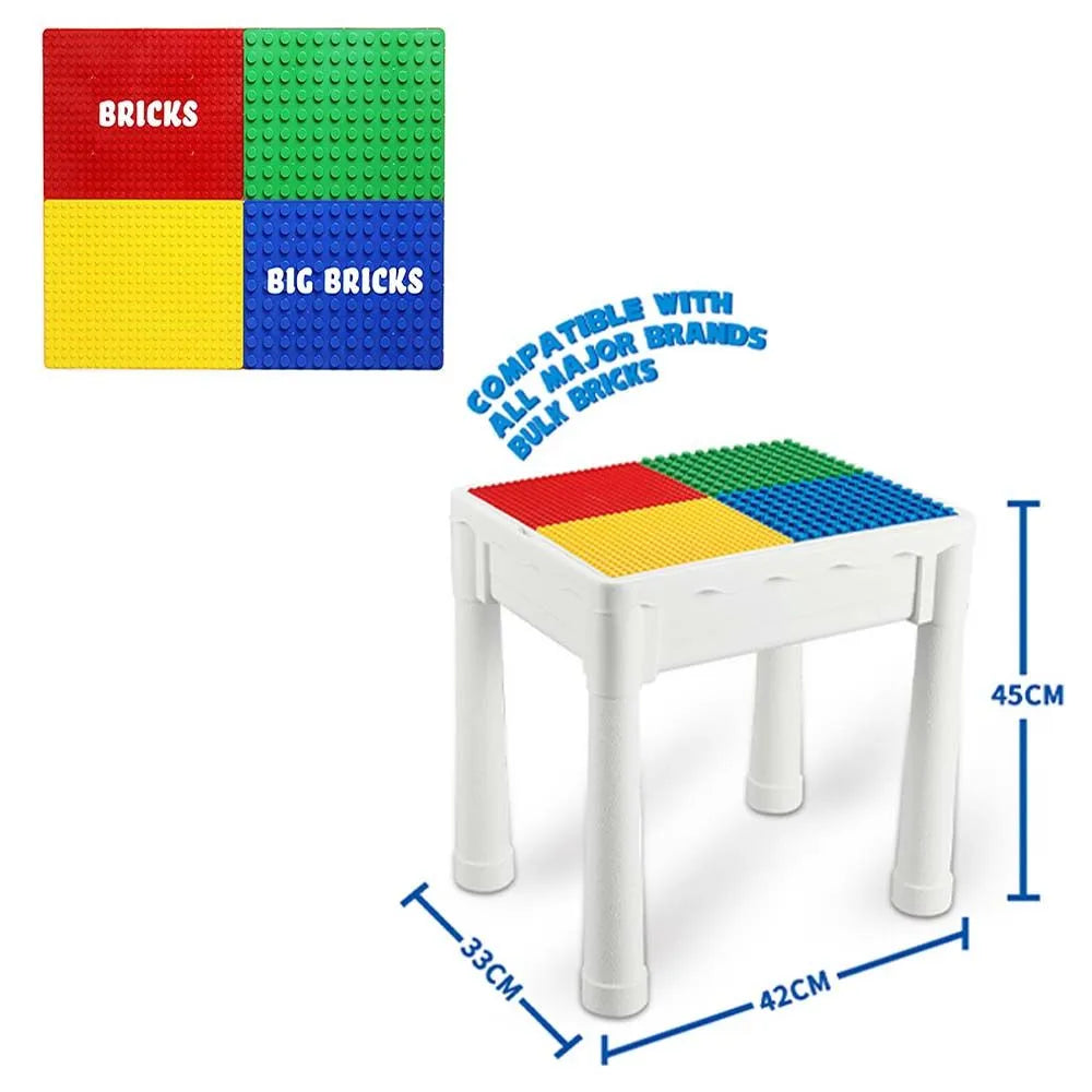 Little Story 4-In-1 Activity and Block Table With 50 Blocks (Large)
