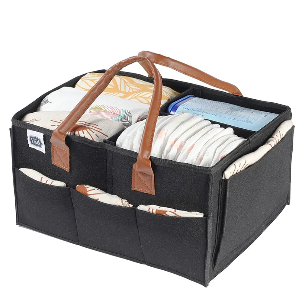 Little Story Diaper Caddy & Travel Pouch (Medium)